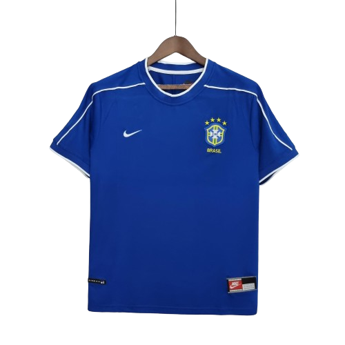 Camisa Retrô Seleção Brasil 1998/98 Away