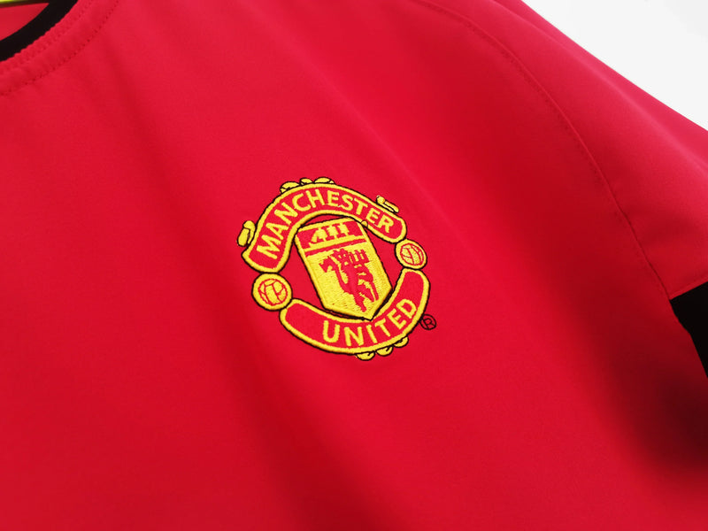 Camisa Retrô Manchester United Manga Longa 2002/03 Home