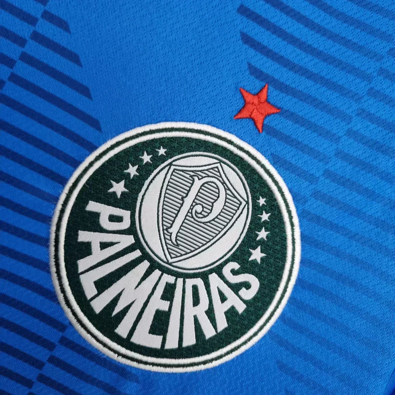 Camisa Palmeiras Goleiro 2023/24 Azul - Modelo Torcedor