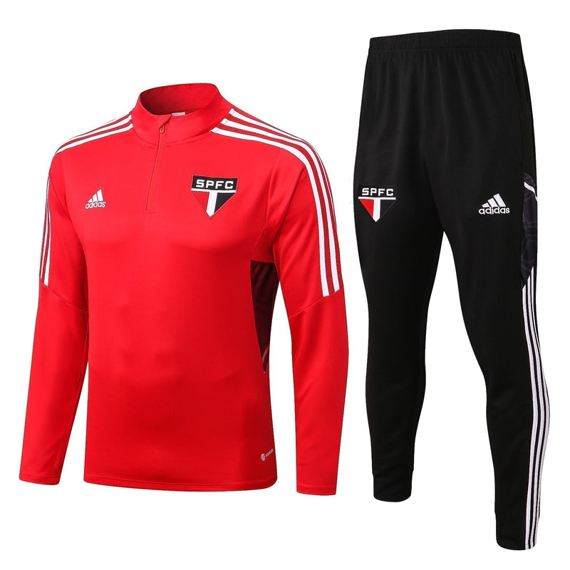 Conjunto de Frio São Paulo 2022/23 Vermelho - Treino