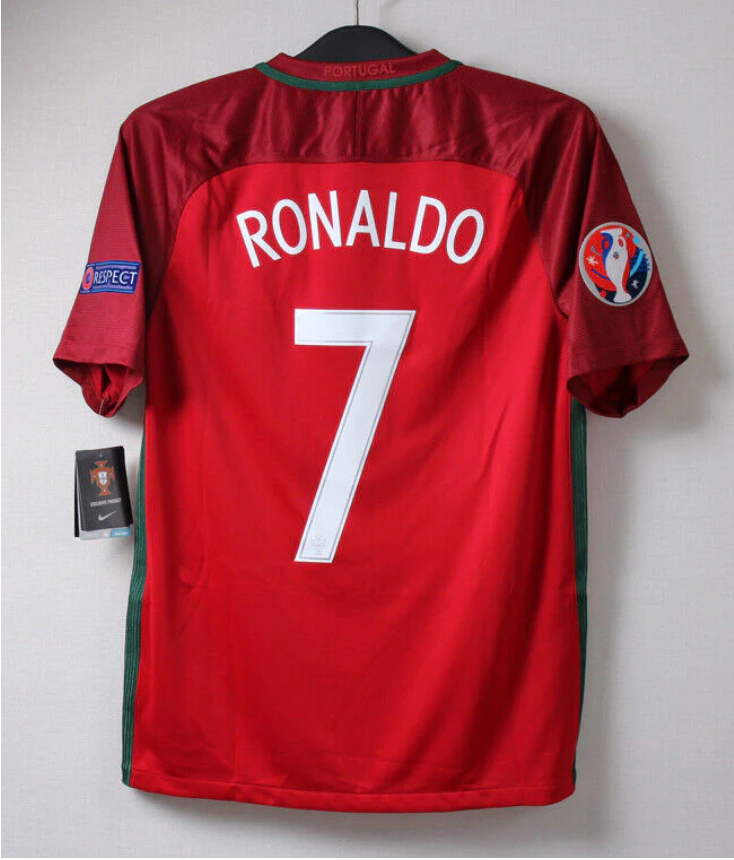 Camisa Retrô Seleção Portugal 2016 Home