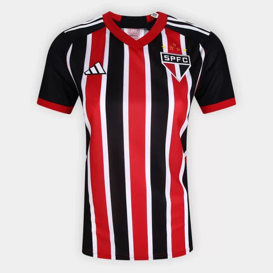 Camisa Feminina São Paulo ll 2023/24 Tricolor - Modelo Baby Look