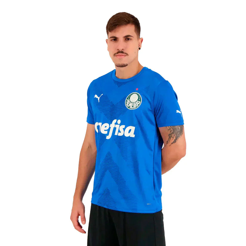 Camisa Palmeiras Goleiro 2023/24 Azul - Modelo Torcedor