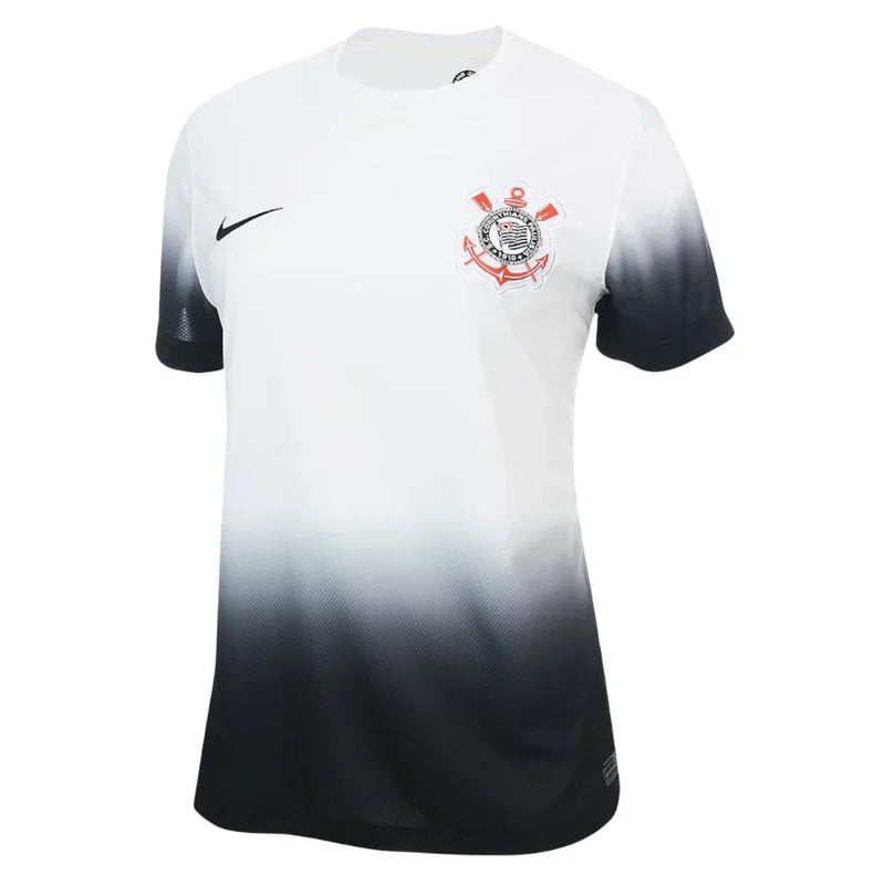 Camisa Feminina l Corinthians 2024/25 Branca - Modelo Baby Look