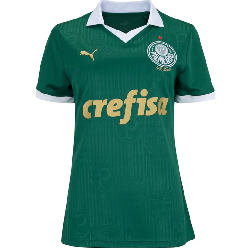 Camisa Feminina Palmeiras l 2024/25 Verde - Modelo Baby Look