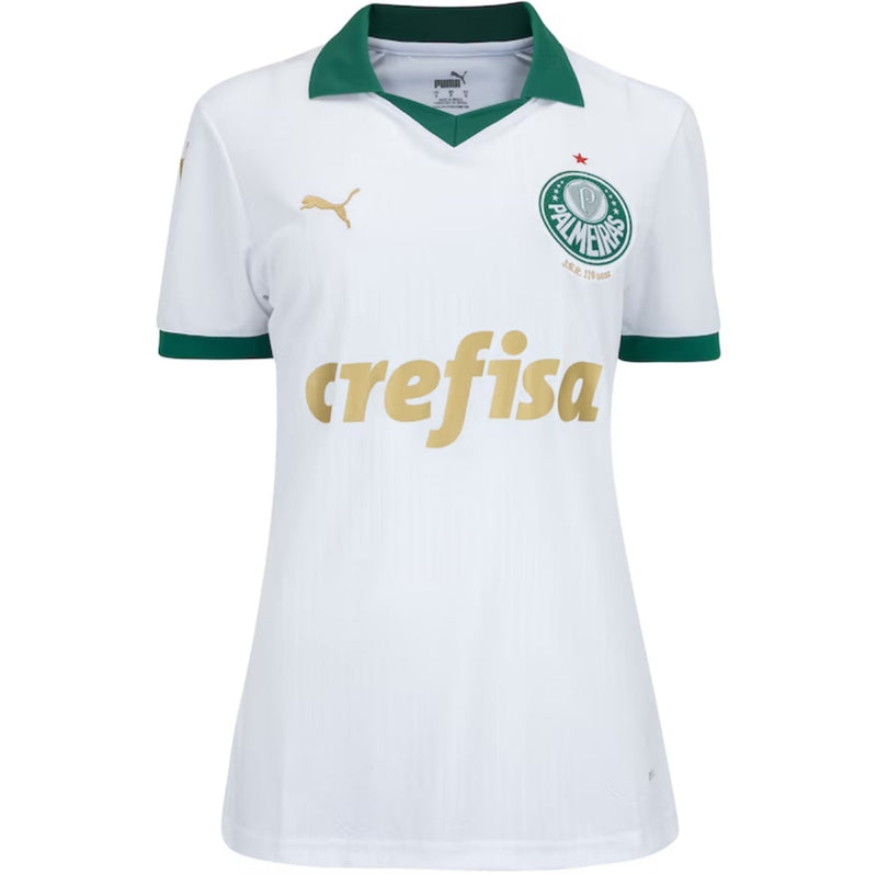 Camisa Feminina Palmeiras ll 2024/25 Branca - Modelo Baby Look