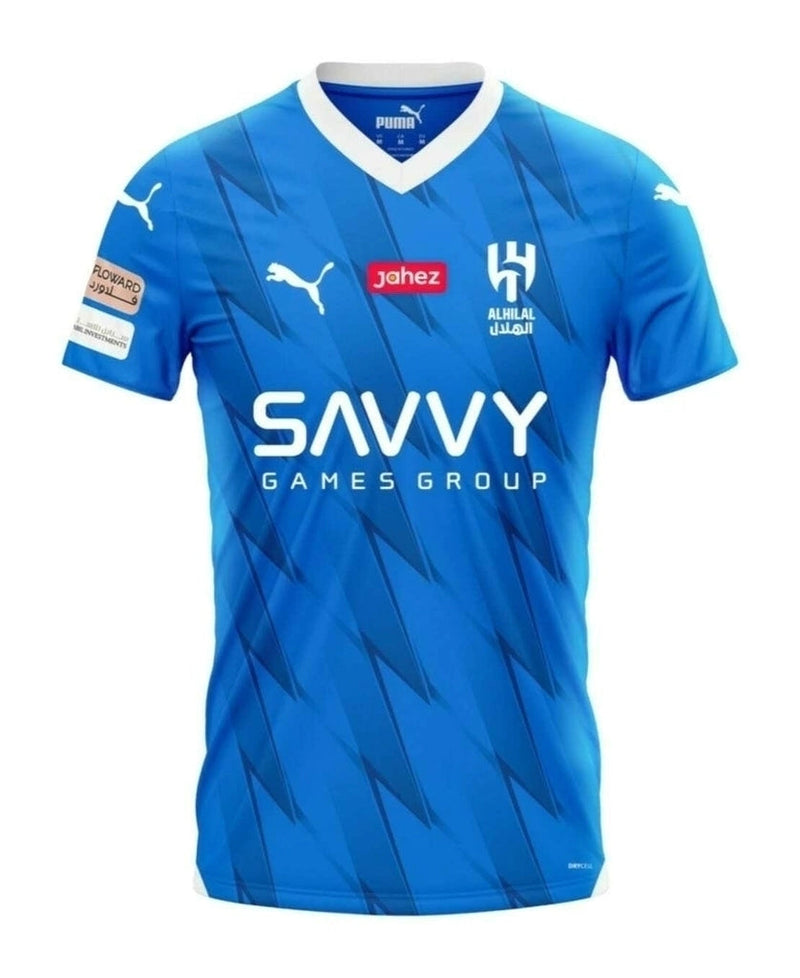 Camisa Al Hilal l 2023/24 Azul - Modelo Torcedor