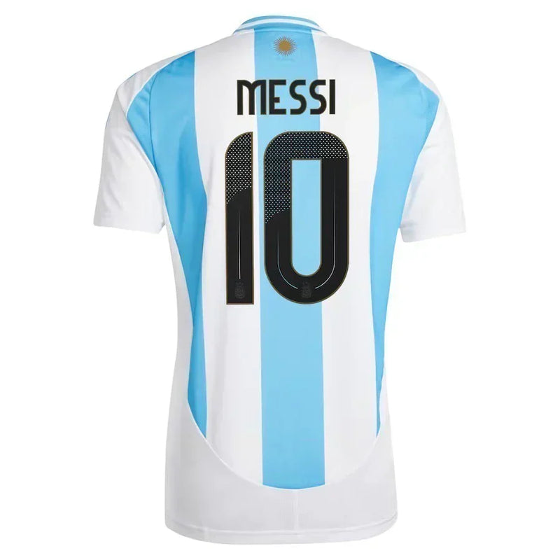 Camisa Seleção Argentina l MESSI 10 2024/25 Azul e Branca - Modelo Torcedor