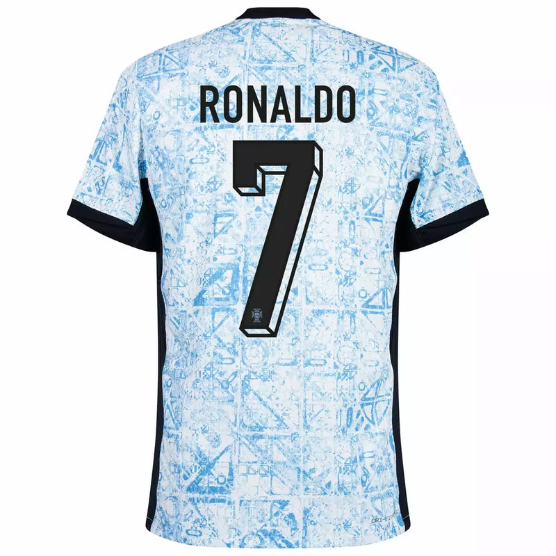 Camisa Seleção Portugal ll RONALDO 7 2024/25 Azul - Modelo Torcedor