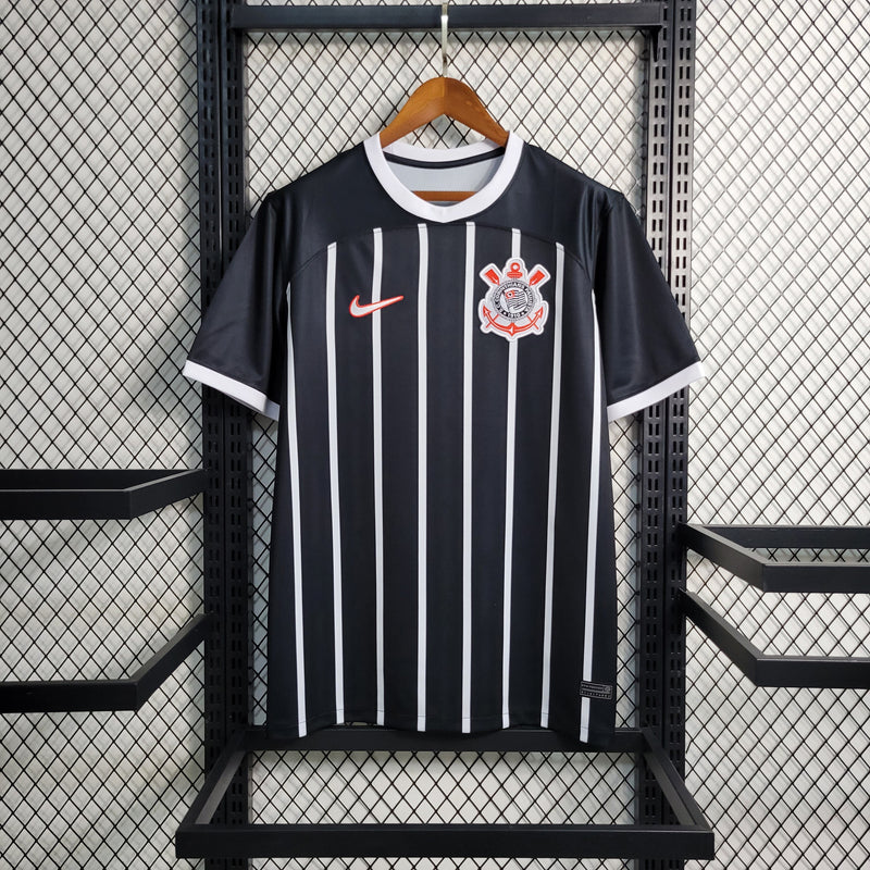 Camisa Corinthians ll 2023/24 Preta - Modelo Torcedor