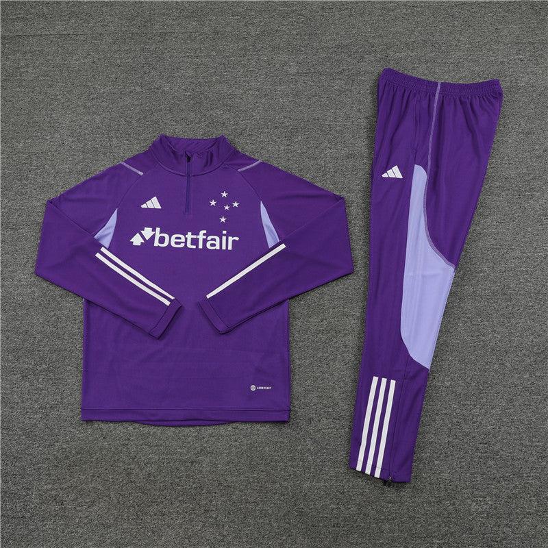 Conjunto de Frio Cruzeiro 2023/24 Roxo - Treino