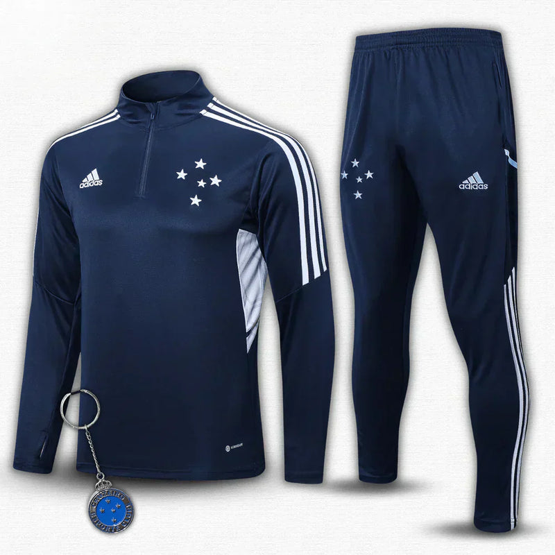 Conjunto de Frio Cruzeiro 2022/23 Azul - Treino