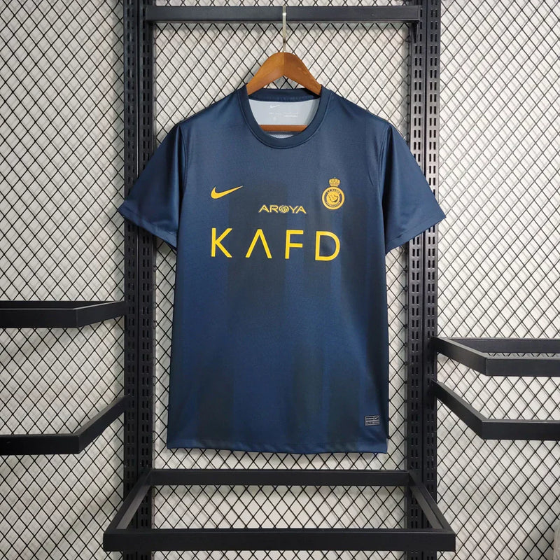 Camisa Al Nassr ll 2023/24 Azul - Modelo Torcedor