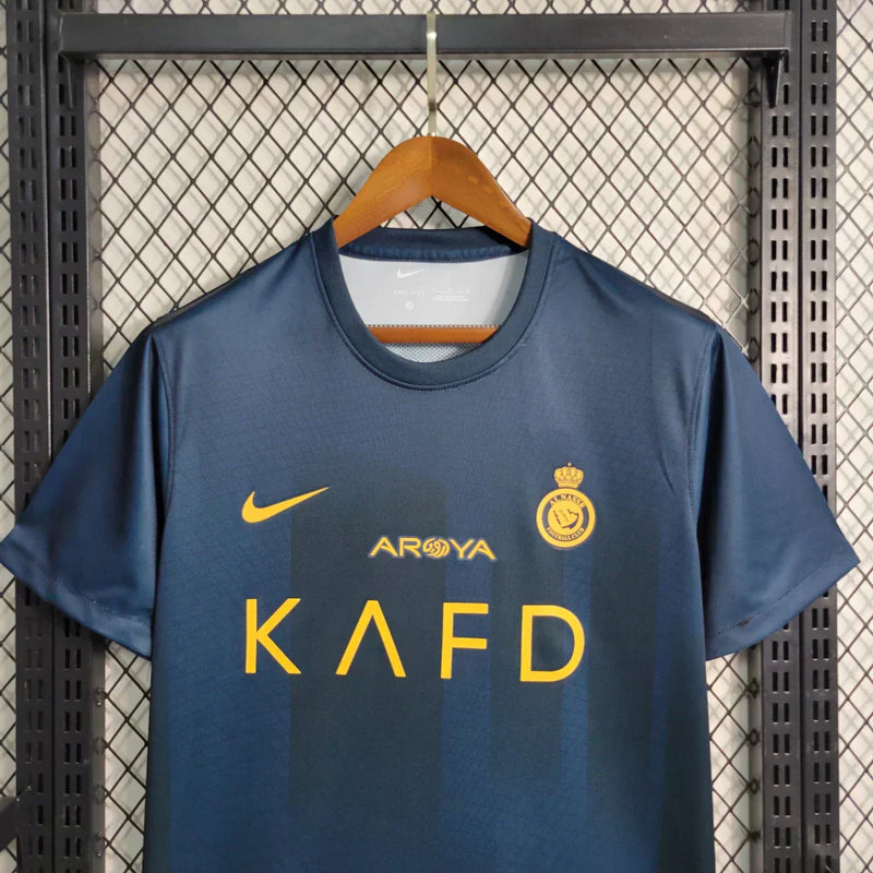 Camisa Al Nassr ll 2023/24 Azul - Modelo Torcedor