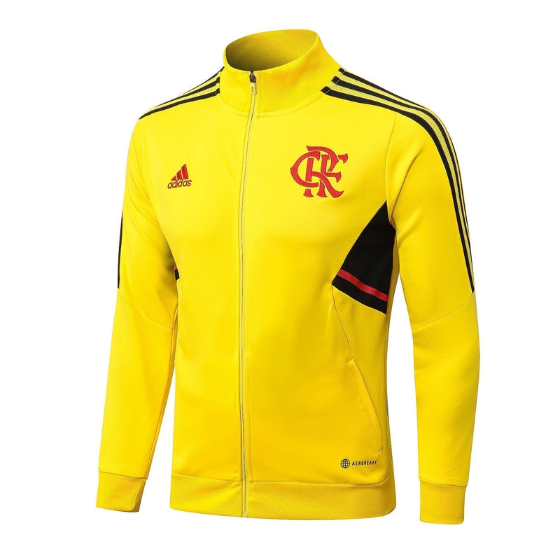 Conjunto de Frio CR Flamengo 2022/23 Amarelo - Viagem