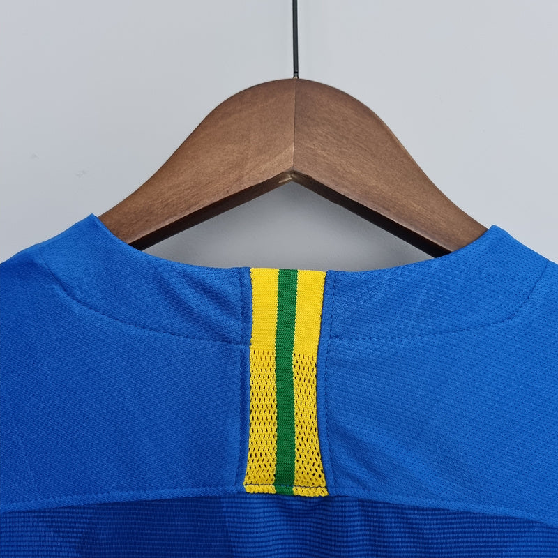 Camisa Retrô Seleção Brasil 2018 Away