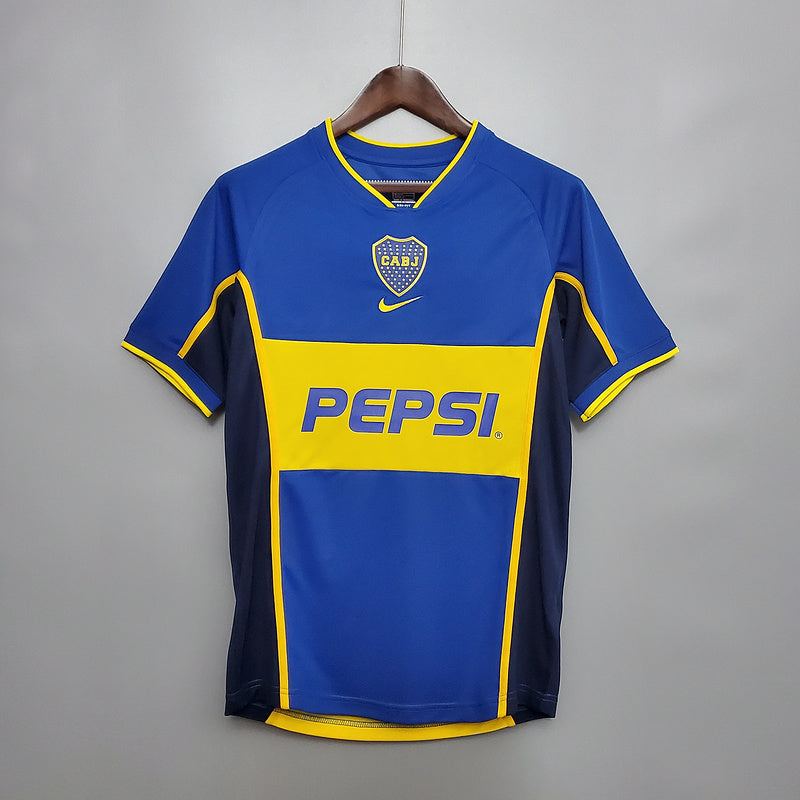 Camisa Retrô Boca Juniors 2002/03 Home