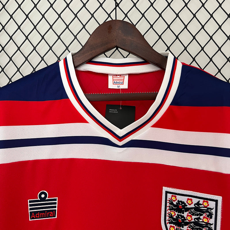 Camisa Retrô Seleção Inglaterra 1982 Away