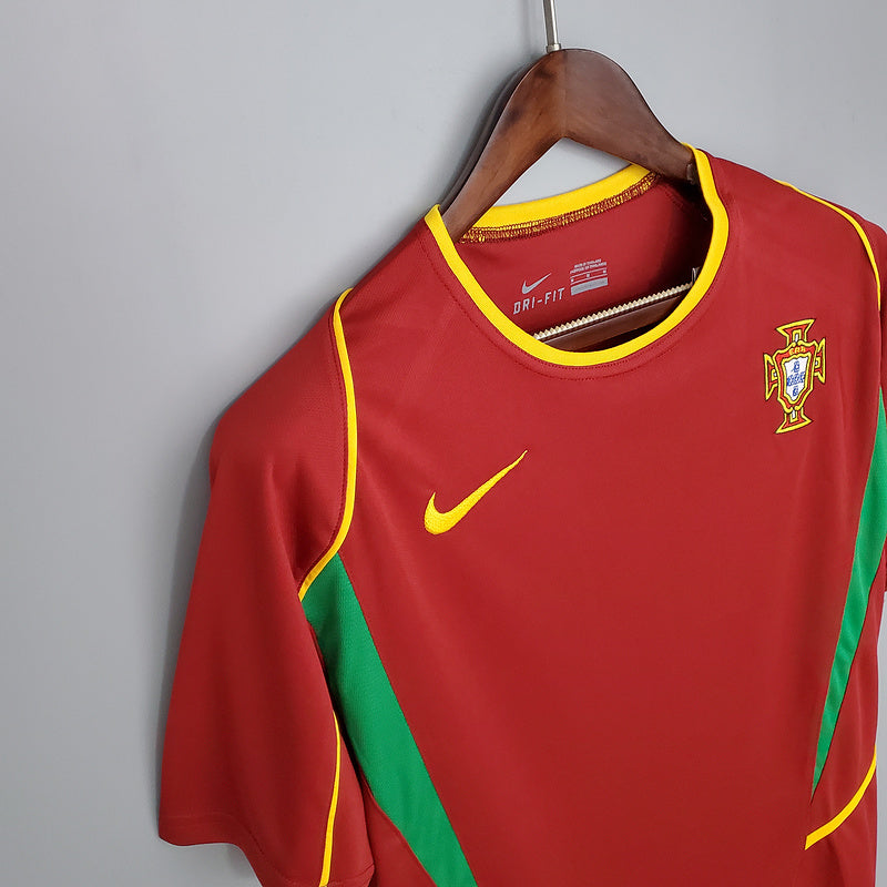 Camisa Retrô Seleção Portugal 2002/02 Home