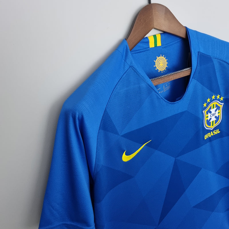 Camisa Retrô Seleção Brasil 2018 Away