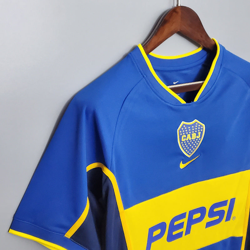 Camisa Retrô Boca Juniors 2002/03 Home