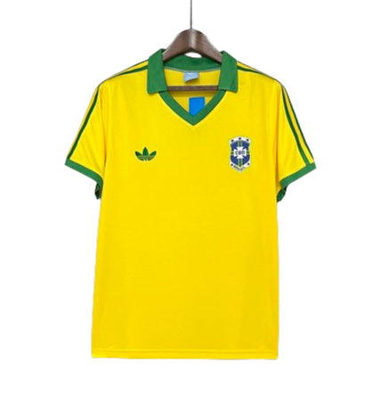 Camisa Retrô Seleção Brasil 1977 Home