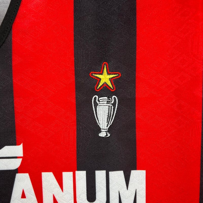 Camisa Retrô AC Milan 1989/90 Home