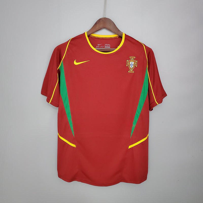 Camisa Retrô Seleção Portugal 2002/02 Home