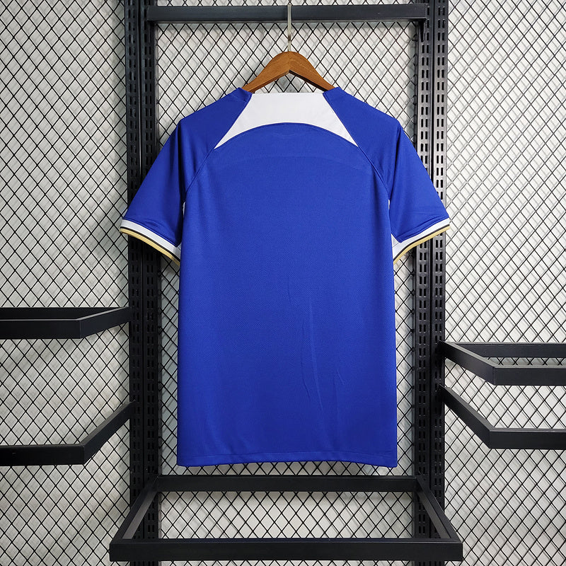 Camisa Chelsea l 2023/24 Azul - Modelo Torcedor