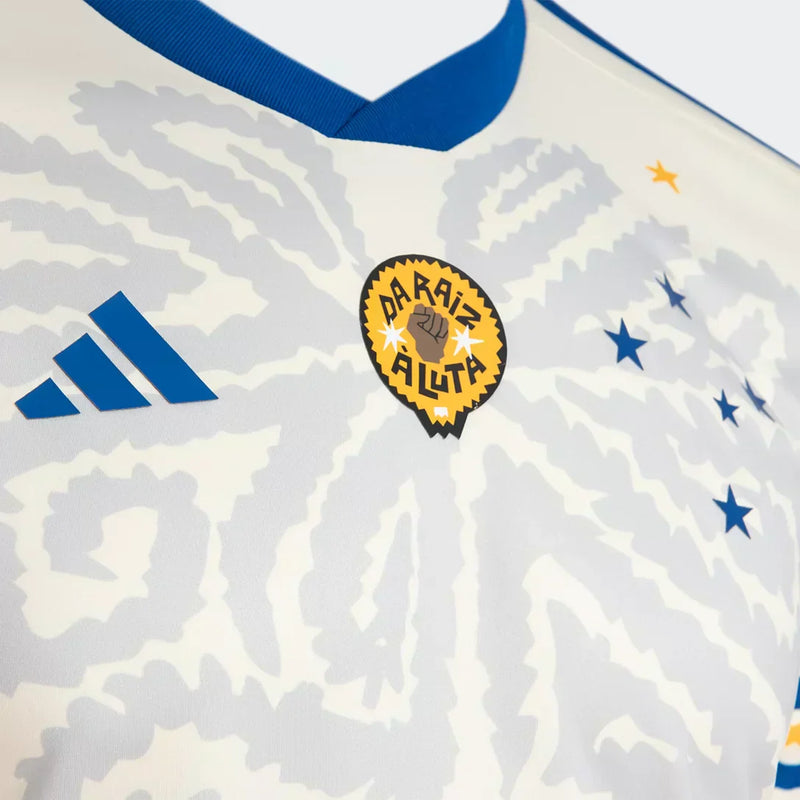 Camisa Cruzeiro Consciência Negra 2023/24 Branca - Modelo Torcedor