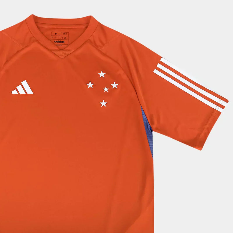 Camisa Cruzeiro Treino 2024/25 Laranja - Modelo Torcedor