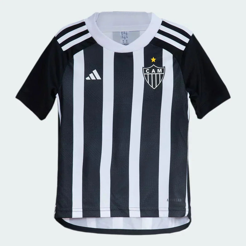 Conjunto Infantil Atlético Mineiro l 2024/25 Listrado - Modelo Torcedor