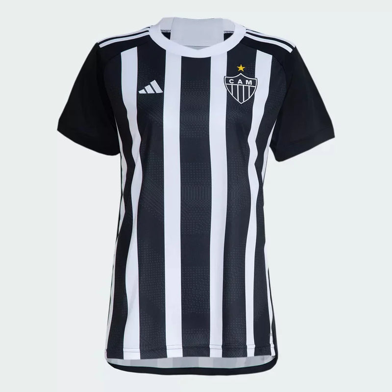 Camisa Feminina Atlético Mineiro l 2024/25 Listrada - Feminina Baby Look