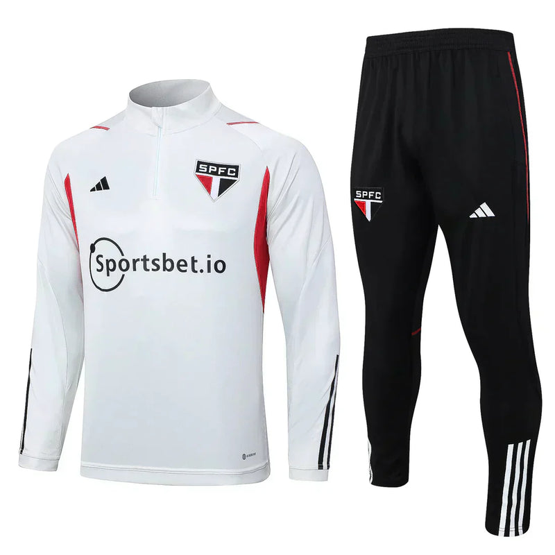 Conjunto de Frio São Paulo 2023/24 Branco - Treino