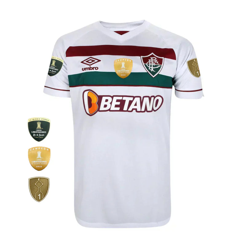 Camisa Fluminense ll LIBERTADORES 2023/24 Branca - Modelo Torcedor