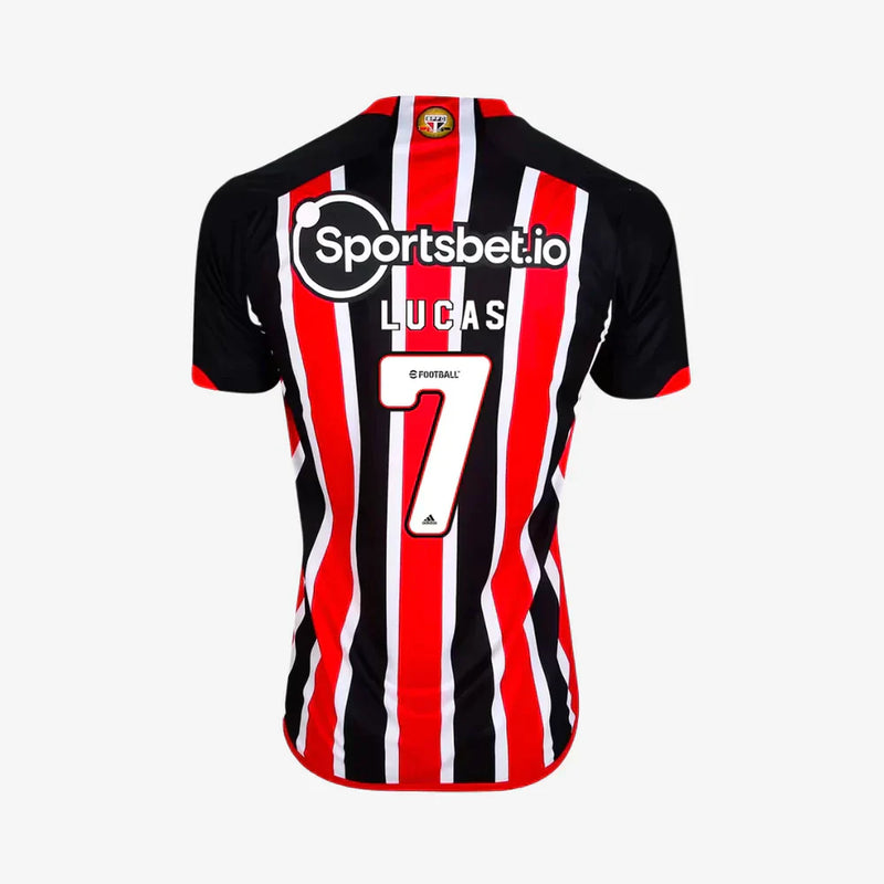 Camisa São Paulo ll 2023/24 Tricolor - Lucas N7