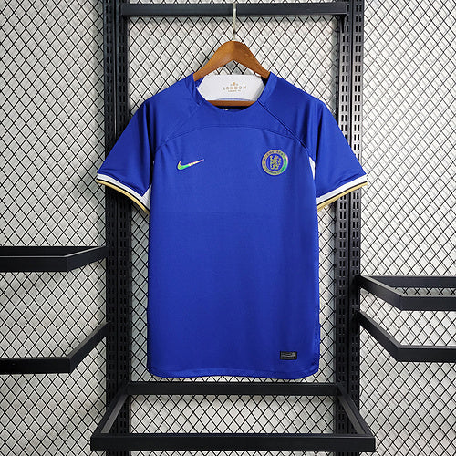 Camisa Chelsea l 2023/24 Azul - Modelo Torcedor