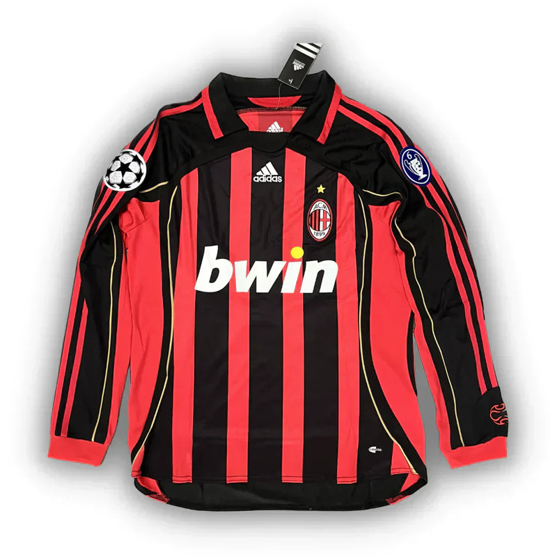 Camisa Retrô AC Milan Manga Longa 2006/07 Home