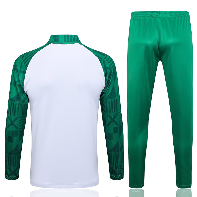 Conjunto de Frio Palmeiras 2023/24 Branco - Viagem