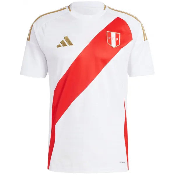 Camisa Seleção Peru l 2024/25 Branca - Modelo Torcedor