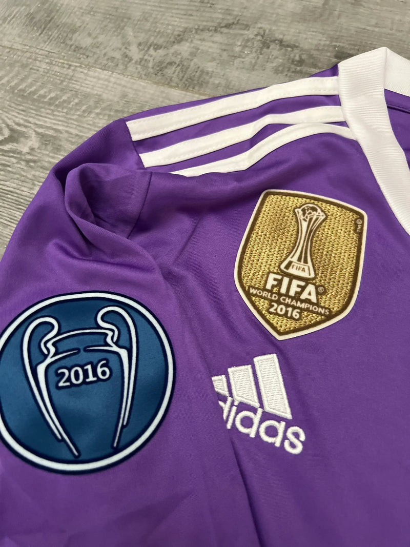 Camisa Retrô Real Madrid Manga Longa 2016/17 Away