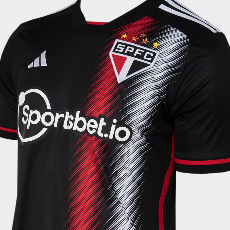 Camisa São Paulo lll 2023/24 Preta - Lucas N7