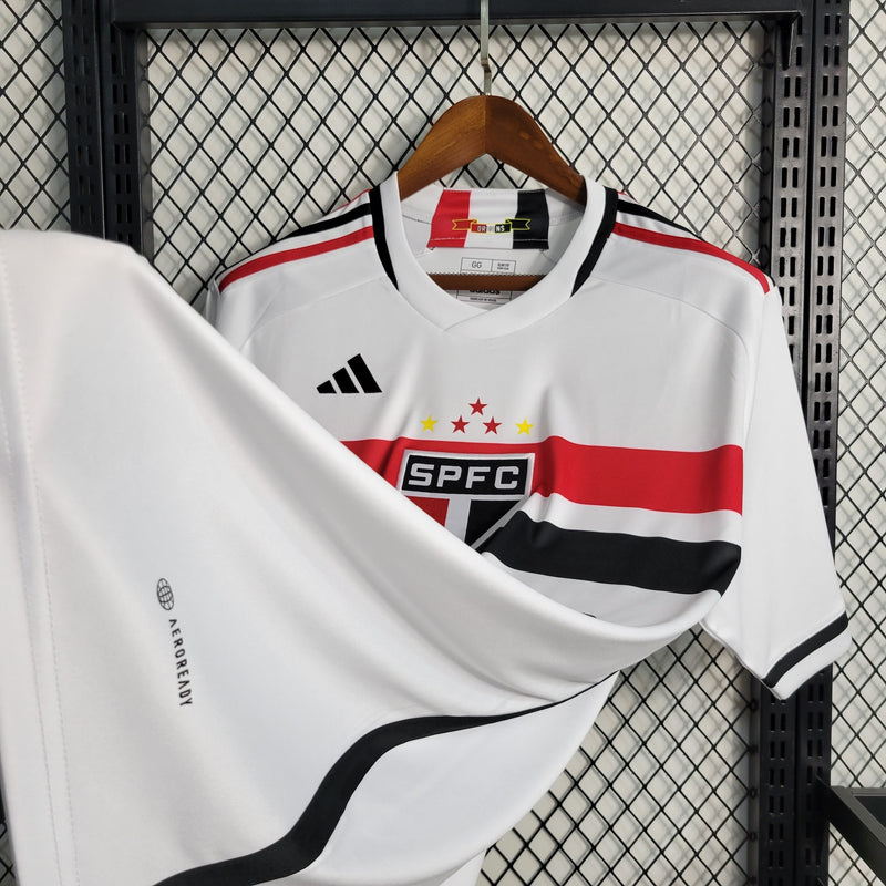 Camisa São Paulo l 2023/24 Branca - Lucas N7