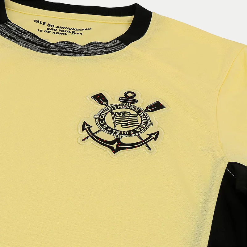 Camisa Corinthians lll 2023/24 Amarela - Modelo Torcedor