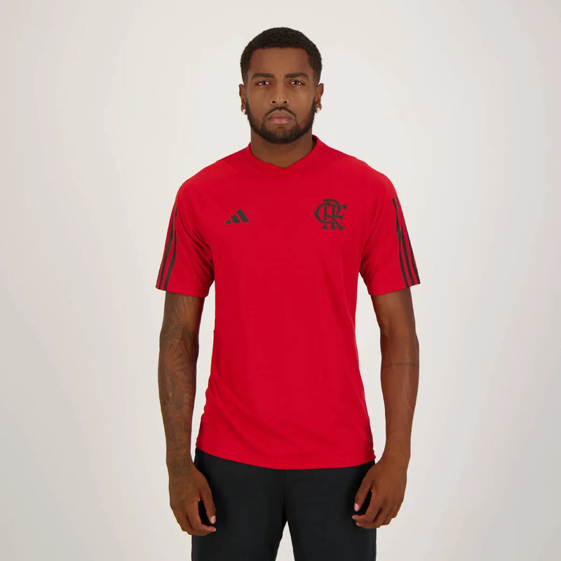 Camisa CR Flamengo Treino 2023/24 Vermelha - Modelo Torcedor