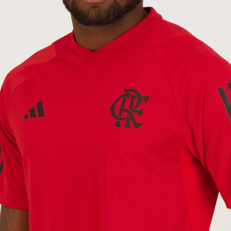 Camisa CR Flamengo Treino 2023/24 Vermelha - Modelo Torcedor