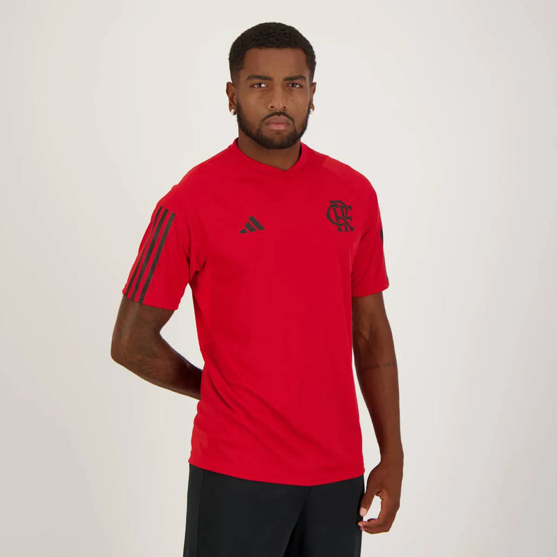 Camisa CR Flamengo Treino 2023/24 Vermelha - Modelo Torcedor